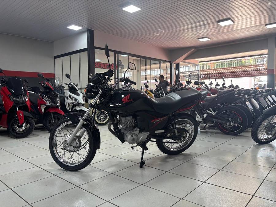 Honda CG FAN ESI PRETA 2013 foto 3